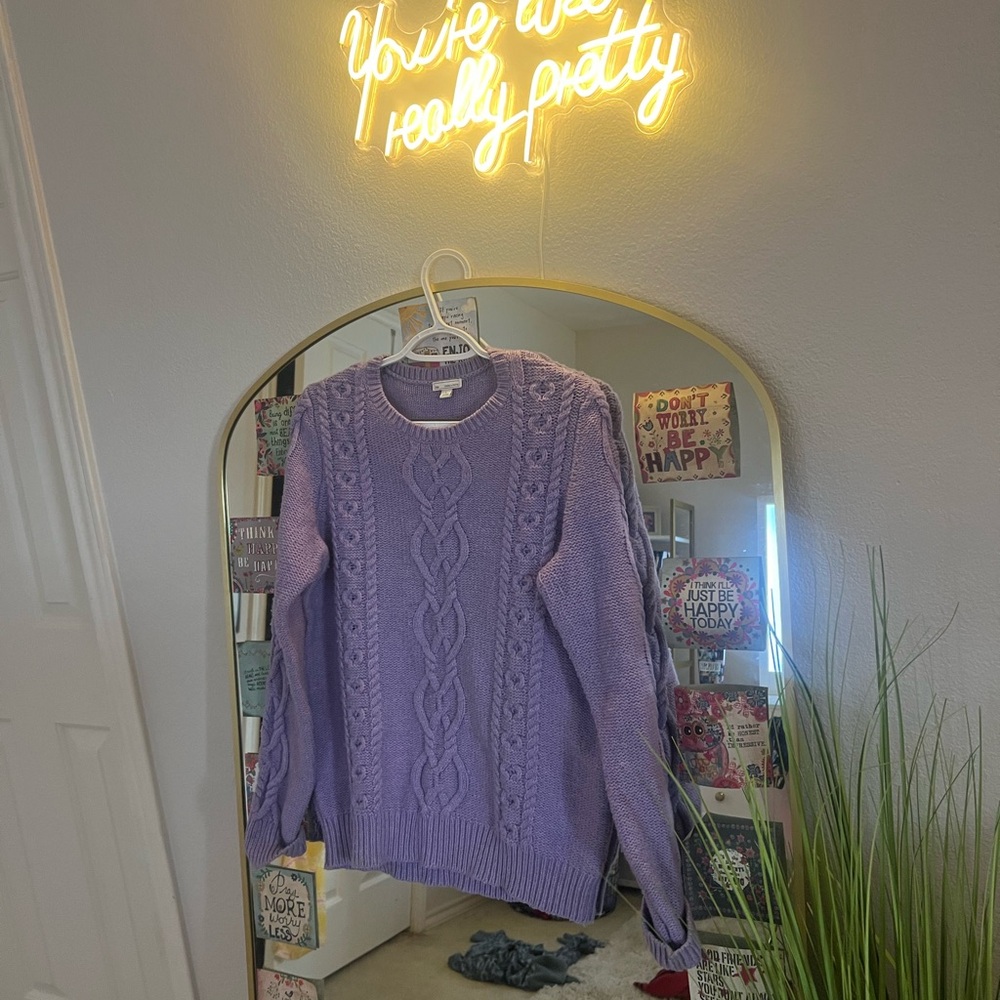 Purple Sweater